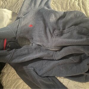 U.S. Polo Assn. Men's Blue Zip Up Sweater